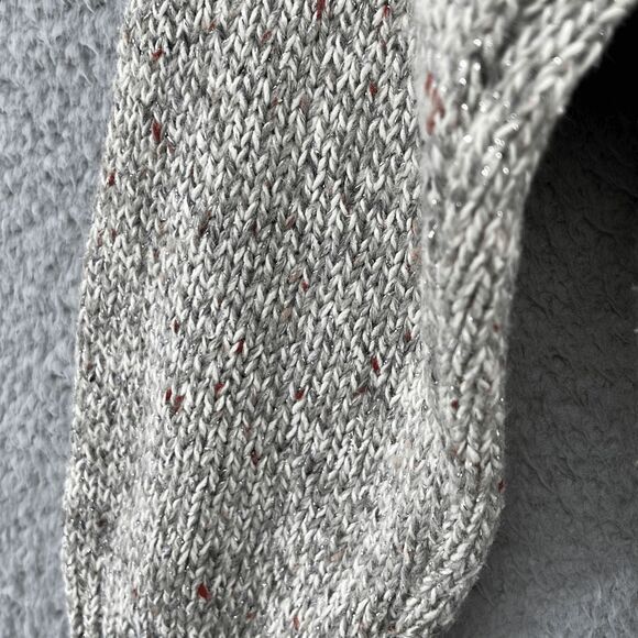 Vintage 80s Turtleneck‎ Boho Metallic Sweater M Mod Chunky Knit Retro 90s - Picture 12 of 13